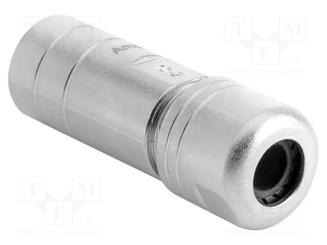 Gland; straight; size 16; metal; Plating: nickel; 18mm; Ecomate RM AMPHENOL RT0L-16CG-S2