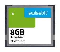 MEMORY CARD, CFAST, 8GB, -40 TO 85DEGC SFCA008GH2AD1TO-I-GS-236-STD