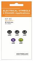 LABEL, WARNING, PVC, 12.5MM LB-KIT-ELEC-3PHASES-12-300