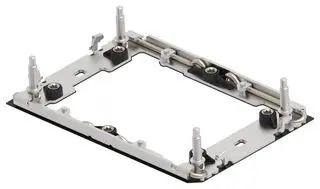 BOLSTER PLATE, LGA SOCKET, 4677 POS, SS 2-2351050-4