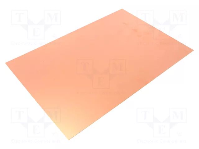 Laminate; FR4,fiberglass,epoxy resin; 0.6mm; L: 233mm; W: 160mm SOLDER PEAK LAM160X233H0.6