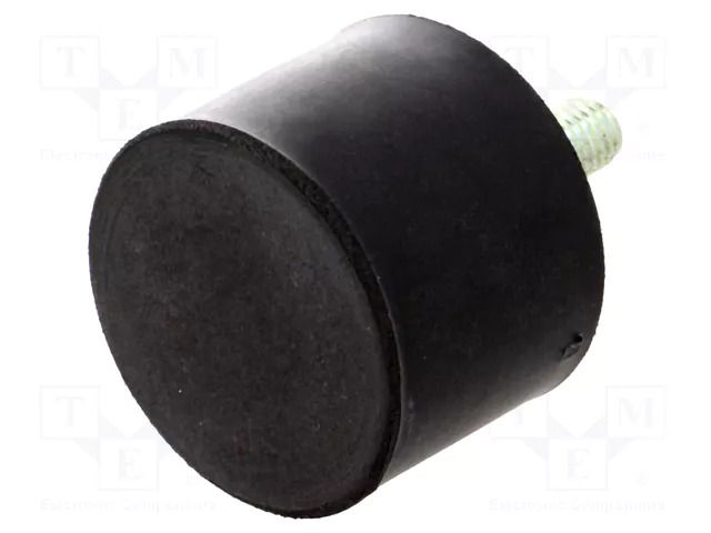 Vibroisolation foot; Ø: 40mm; H: 30mm; Shore hardness: 70±5; 1008N ELESA+GANTER DVA4-40-30-M8-70