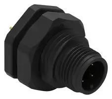 SENSOR CONNECTOR, M12, MALE, 4POS, PCB 643210100604