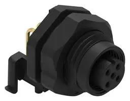 SENSOR CONN, M12, R/A, FEMALE, 5POS, PCB 643240100405