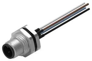 SENSOR CORD, 4P M12 PLUG-FREE END, 500MM 643452100604