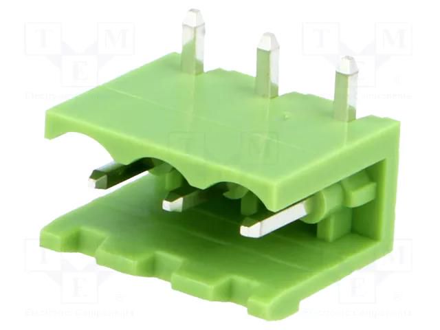 Pluggable terminal block; Contacts ph: 5.08mm; ways: 3; socket XINYA TBG-5-KB-3P-GN