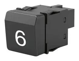 PB SWITCH, SPST-NO, 0.05A, 12VDC, PANEL 09-400009.10098