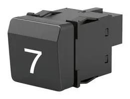 PB SWITCH, SPST-NO, 0.05A, 12VDC, PANEL 09-400009.10251