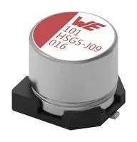 CAP, 33UF, 50V, ALU ELEC, HYBRID, SMD 875575745003