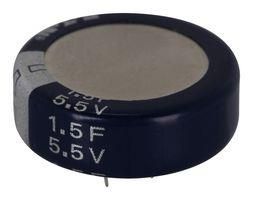 SUPERCAPACITOR, 1.5F, 5.5V, EDLC, COIN KR-5R5C155-R