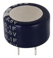 SUPERCAPACITOR, 0.22F, 5.5V, EDLC, COIN KW-5R5C224H-R