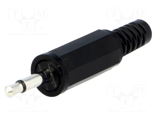 Connector: Jack 2,5mm; plug; male; mono; ways: 2; straight; 4mm SCHURTER 4831.1210