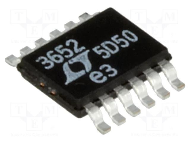 IC: PMIC; battery charging controller; Li-Ion/Polymer; Iout: 2A Analog Devices LT3652EMSEPBF