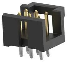 PIN HEADER, 8POS, 2ROW, 2MM, TH 2MM-HSP-D04-VT-02-H-TB