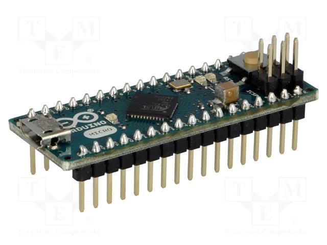 Dev.kit: Arduino; prototype board; Comp: ATMEGA32U4 ARDUINO A000053