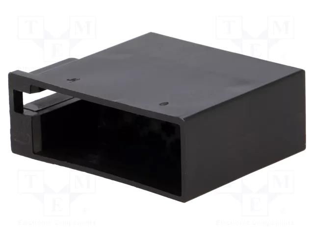 Connector housing; socket; ISO; PIN: 10 4CARMEDIA 331442