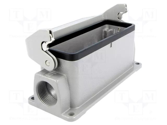 Enclosure for connectors: HDC; size 24B; Han® HMC; IP65; closed HARTING 19302241251