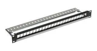 PATCH PANEL, UNLOADED, 24PORT, 1U PID-00258