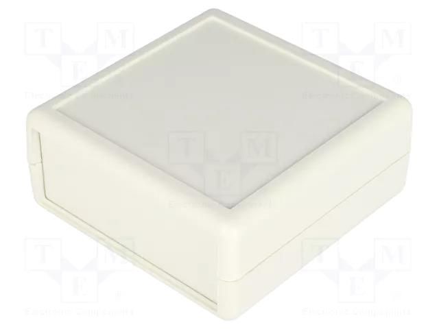Enclosure: with panel; 1593; X: 66mm; Y: 67mm; Z: 28mm; ABS; black HAMMOND HM-1593KGY