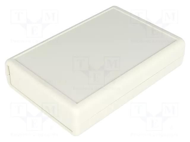 Enclosure: with panel; 1593; X: 75mm; Y: 111mm; Z: 25mm; ABS; black HAMMOND HM-1593NGY