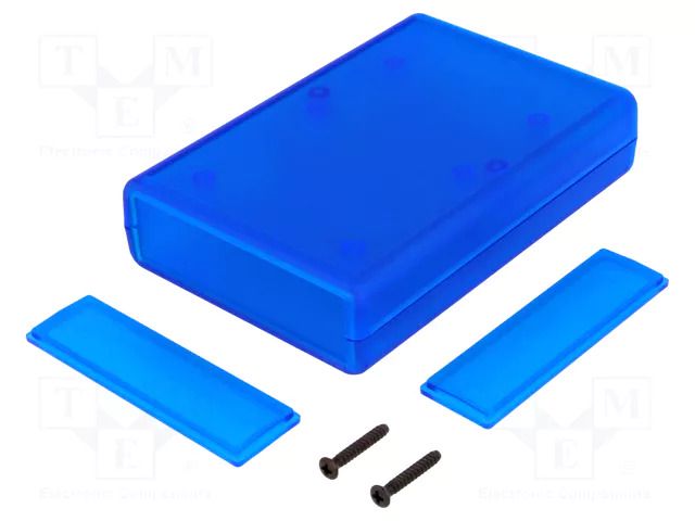 Enclosure: with panel; 1593; X: 75mm; Y: 110mm; Z: 25mm; ABS HAMMOND HM-1593NTBU