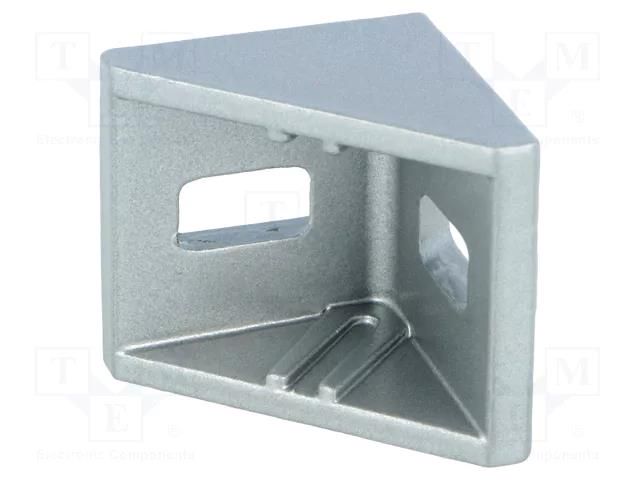 Angle bracket; for profiles; Width of the groove: 6mm; W: 28mm FATH FA-093W301N06