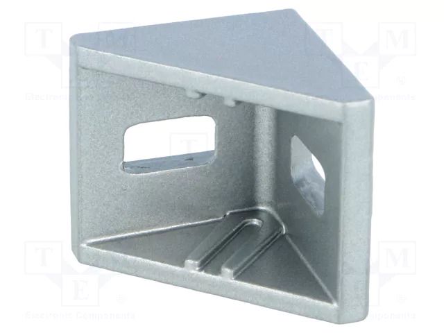 Angle bracket; for profiles; Width of the groove: 6mm; W: 28mm FATH FA-093W301N06