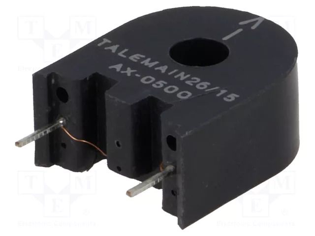 Transformer: current; AX; Iin: 5A; 100Ω; -40÷120°C; Trans: 500: 1 TALEMA AX-0500