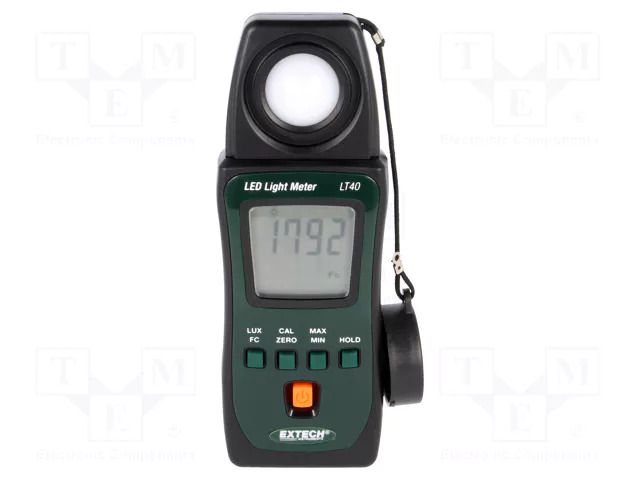 Light meter; 40/400/4k/40kFc,400/4k/40k/400klx; 3%; 2,5x/s EXTECH LT40