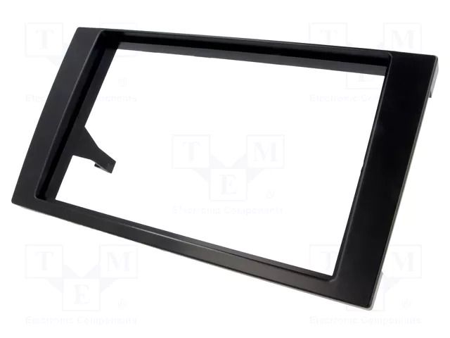 Radio frame; Audi; 2 DIN; black PER.PIC. RAM-40.224.2