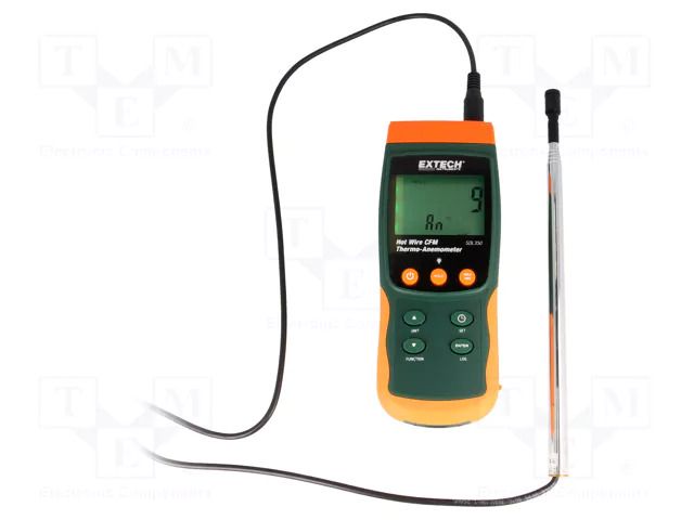 Thermoanemometer; LCD; (9999); Vel.measur.resol: 0.1m/s; 0÷50°C EXTECH SDL350