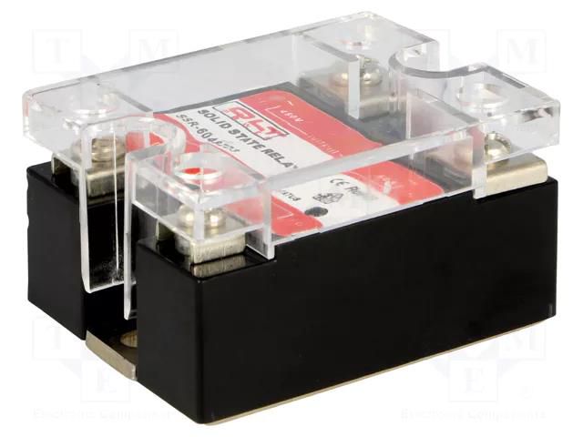 Relay: solid state; Ucntrl: 4÷32VDC; 60A; 44÷440VAC; SSR-Z; 1-phase QLT POWER SSR-6048ZD3