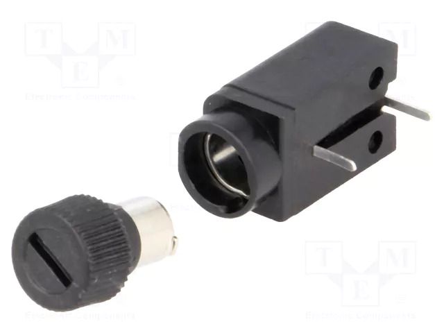 Fuse holder; THT; 5x20mm; -40÷85°C; 6.3A; thermoplastic; UL94V-0 SCHURTER 0031.3501