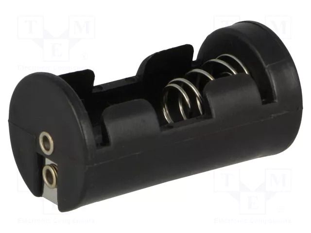 Holder; 1/2AA,1/2R6; Batt.no: 1; black COMF BH-1/2AA-3S
