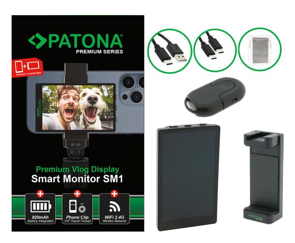 PATONA Premium Vlog Display Smart Monitor SM1, PATONA 4199