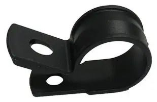 SCREW MNT CABLE CLAMP, #10, PA 6.6, BLK MP001675