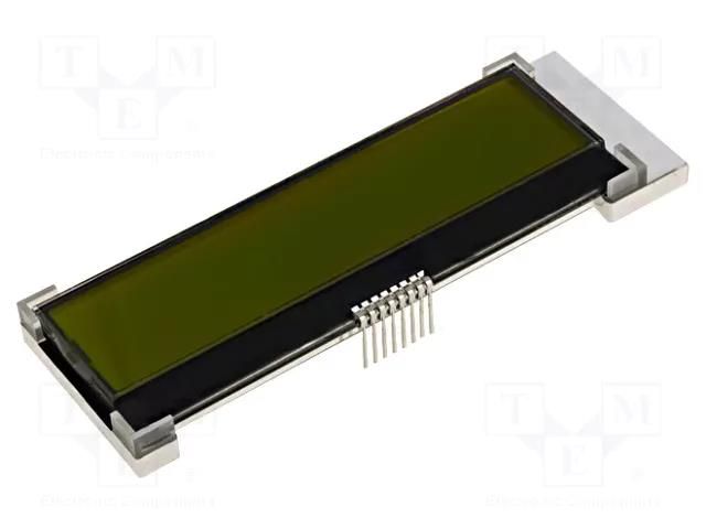 Display: LCD; alphanumeric; COG,STN Positive; 16x2; yellow-green RAYSTAR OPTRONICS RX1602A3-YHW-TS