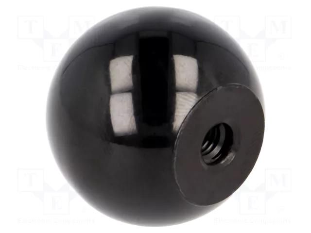 Ball knob; Ø: 32mm; Int.thread: M6; 14.5mm ELESA+GANTER DIN319-KU-32-M6-C