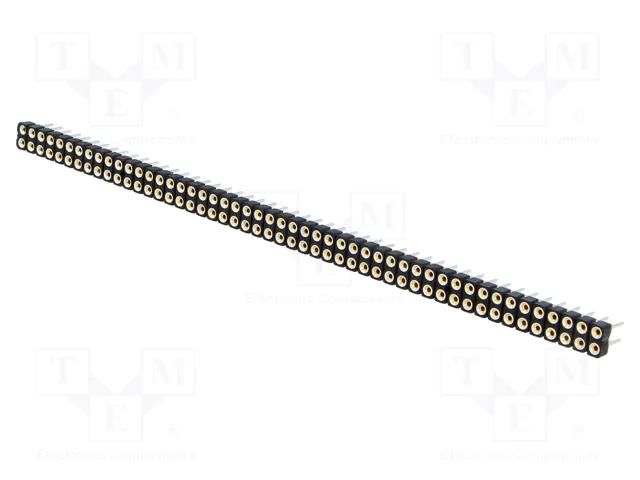 Connector: pin strips; socket; female; PIN: 100; MK 201; 1.5A; 60V FISCHER ELEKTRONIK MK201.100Z