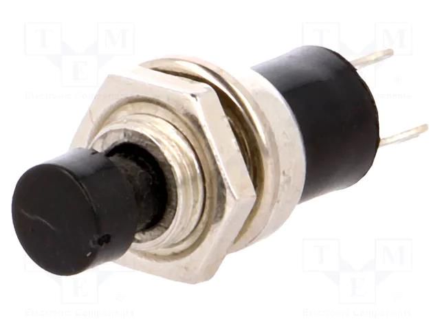 Switch: push-button; Pos: 2; SPST-NO; 3A/125VAC; OFF-(ON); Ø7mm NINIGI PS-03B