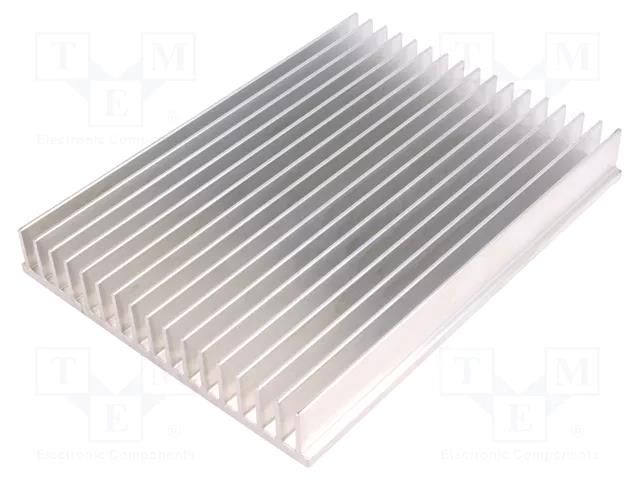 Heatsink: extruded; grilled; L: 200mm; W: 150mm; H: 25mm; aluminium STONECOLD RAD-A52317/200