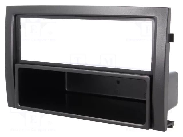 Radio frame; Škoda; 2 ISO; black 4CARMEDIA RAM-40.154