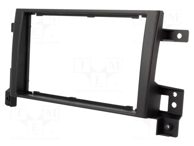 Radio frame; Suzuki; 2 DIN; black PER.PIC. RAM-40.181.2