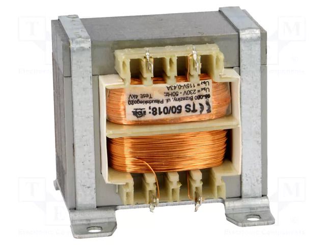 Transformer: mains; 50VA; 230VAC; 115V; 420mA; Leads: solder lugs INDEL TS50/018