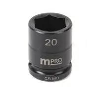 IMPACT SOCKET, 20MM, DRIVE, CR-MO MP12-CRMO20