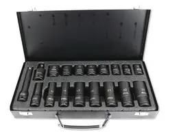 IMPACT SOCKET SET, 18PCS, DRIVE MP12-SS23159D