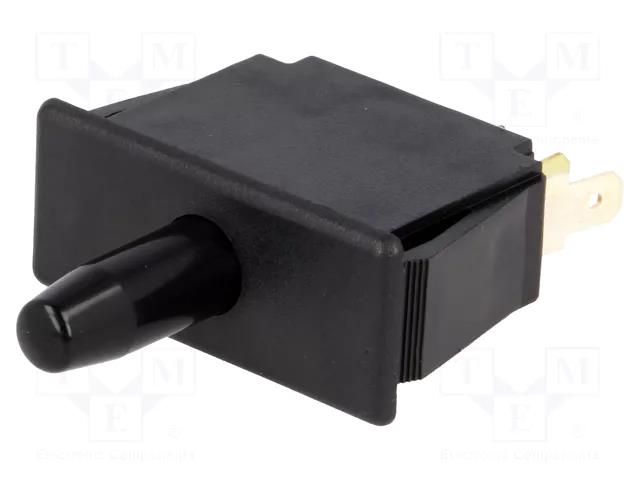 Switch: door; Pos: 2; DPDT; 10A/250VAC; black; Leads: connectors HONEYWELL 2DM1
