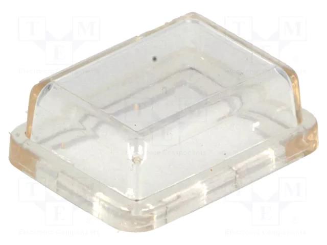 Accessories: cover; Body: transparent; 15x21mm BULGIN AE-F0167LOAAA