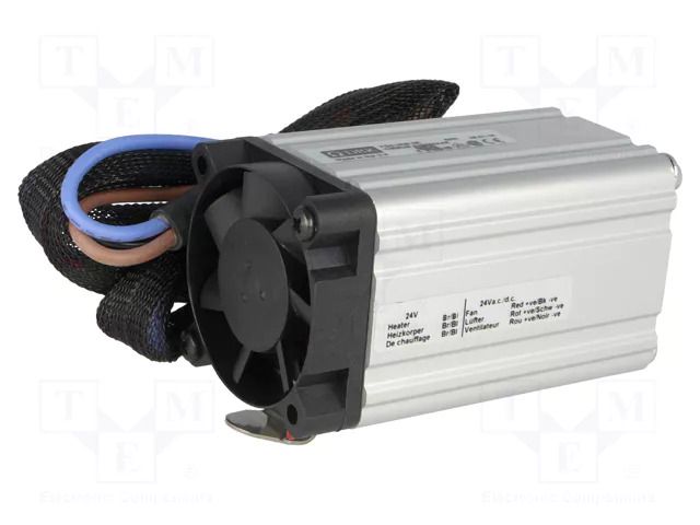 Blower; heating; CIRRUS 40/1; 60W; 24VAC,24VDC; 24V; IP20; 13.6m3/h DBK Technitherm FGC1026.2