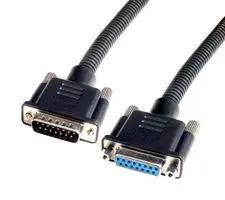 CABLE ASSY, 15P D SUB PLUG-RCPT, 7.62M CSPL15MF-25